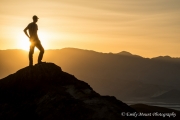 Death Valley Sunset Hiker